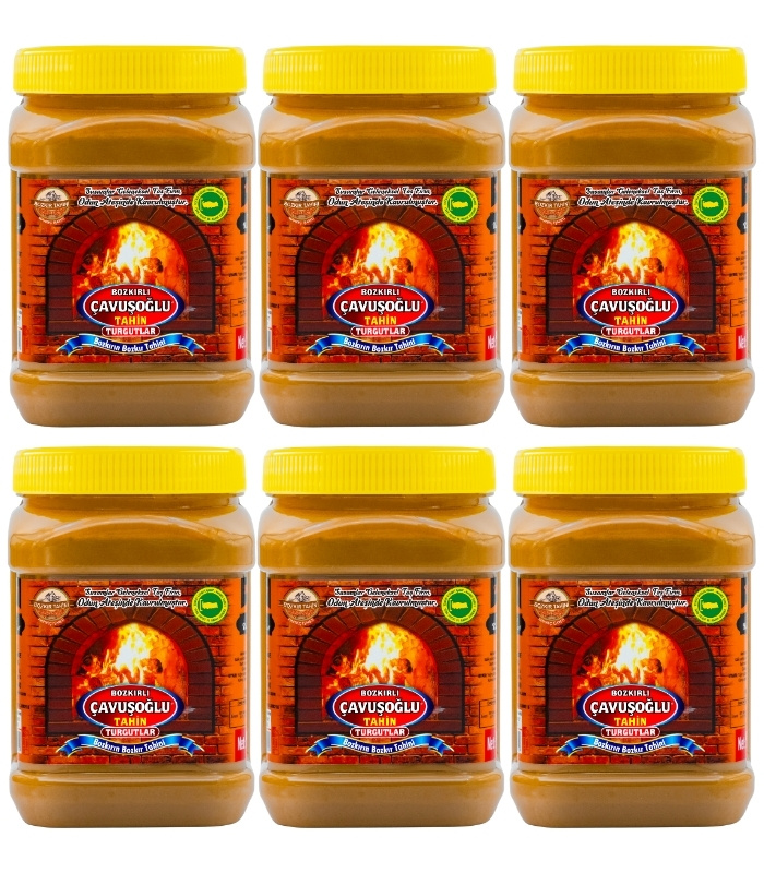 Odun Ateşinde Karafırında Çifte Kavrulmuş Kepekli Bozkır Tahini 930g x 6