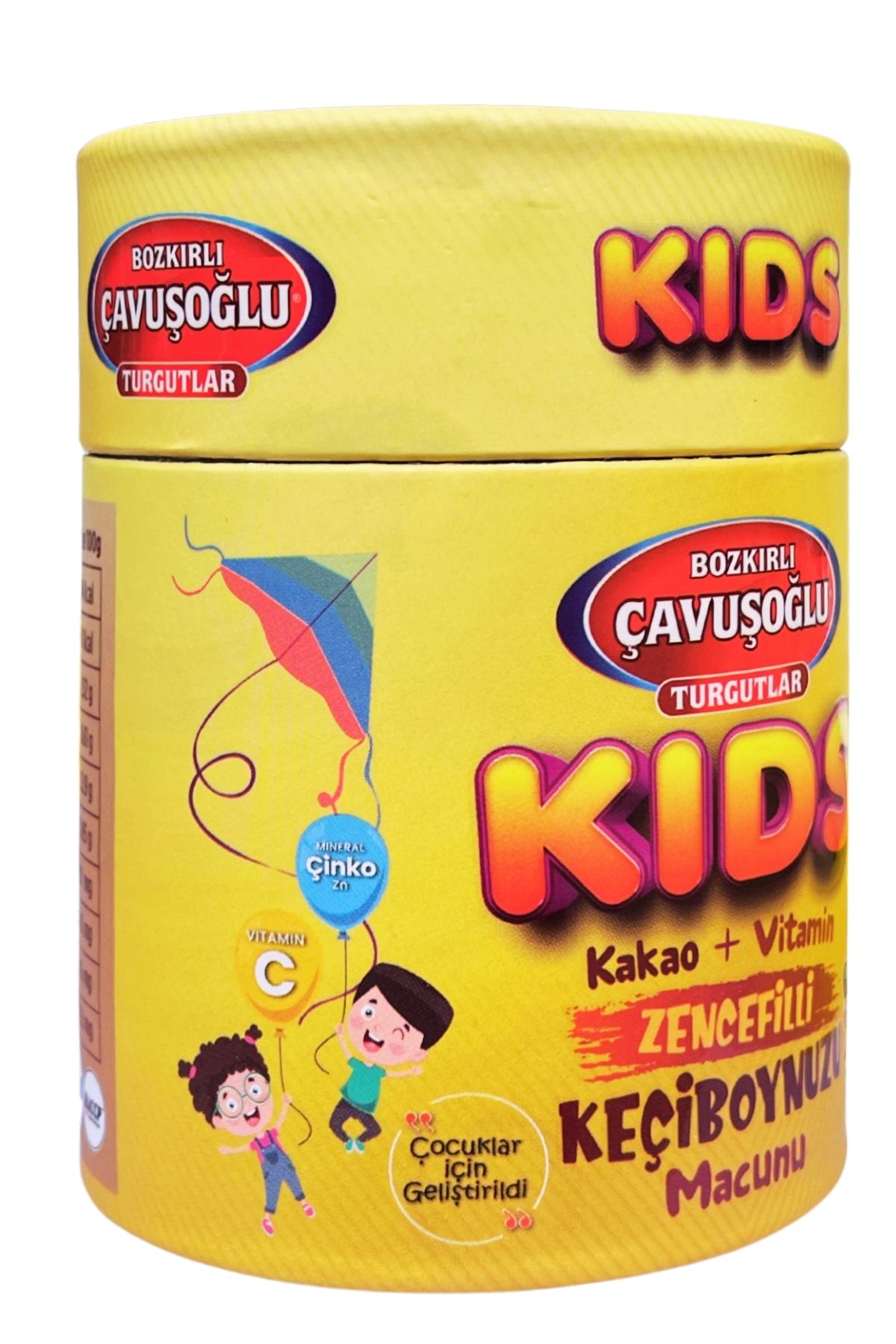 Kids%20Çocuklar%20için%20Özel%20-%20Zencefilli,%20Pekmez,%20Bal%20Ve%20Vitamin%20Katkılı%20Kakaolu%20Macun%20240g