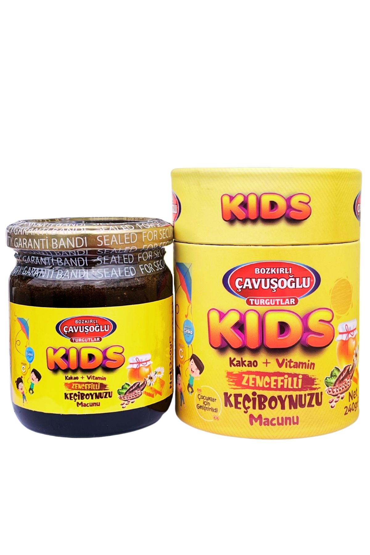 Kids%20Çocuklar%20için%20Özel%20-%20Zencefilli,%20Pekmez,%20Bal%20Ve%20Vitamin%20Katkılı%20Kakaolu%20Macun%20240g