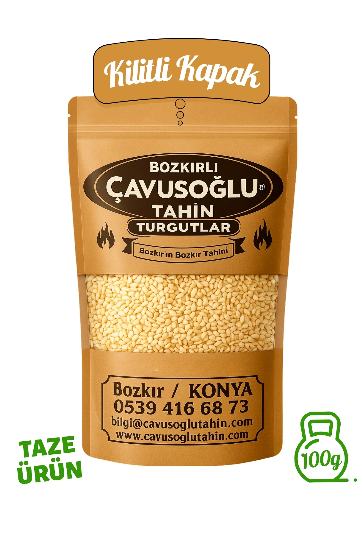 Çiğ Kavrulmamış Beyaz Susam 100g