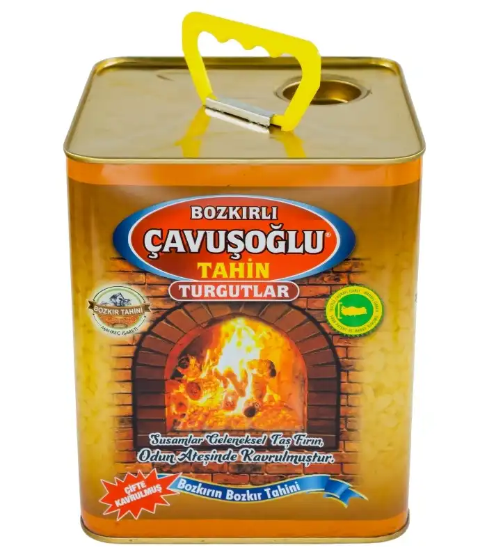 Odun Ateşinde Karafırında Çifte Kavrulmuş Kepeksiz Bozkır Tahini 4600g