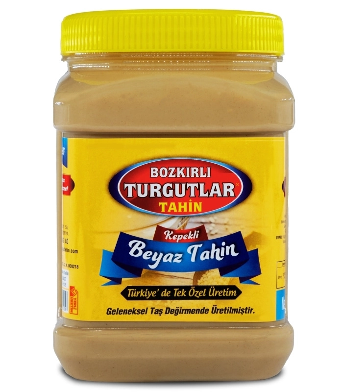 Tek Kavrulmuş Kepekli Beyaz Tahin Özel Üretim 930g