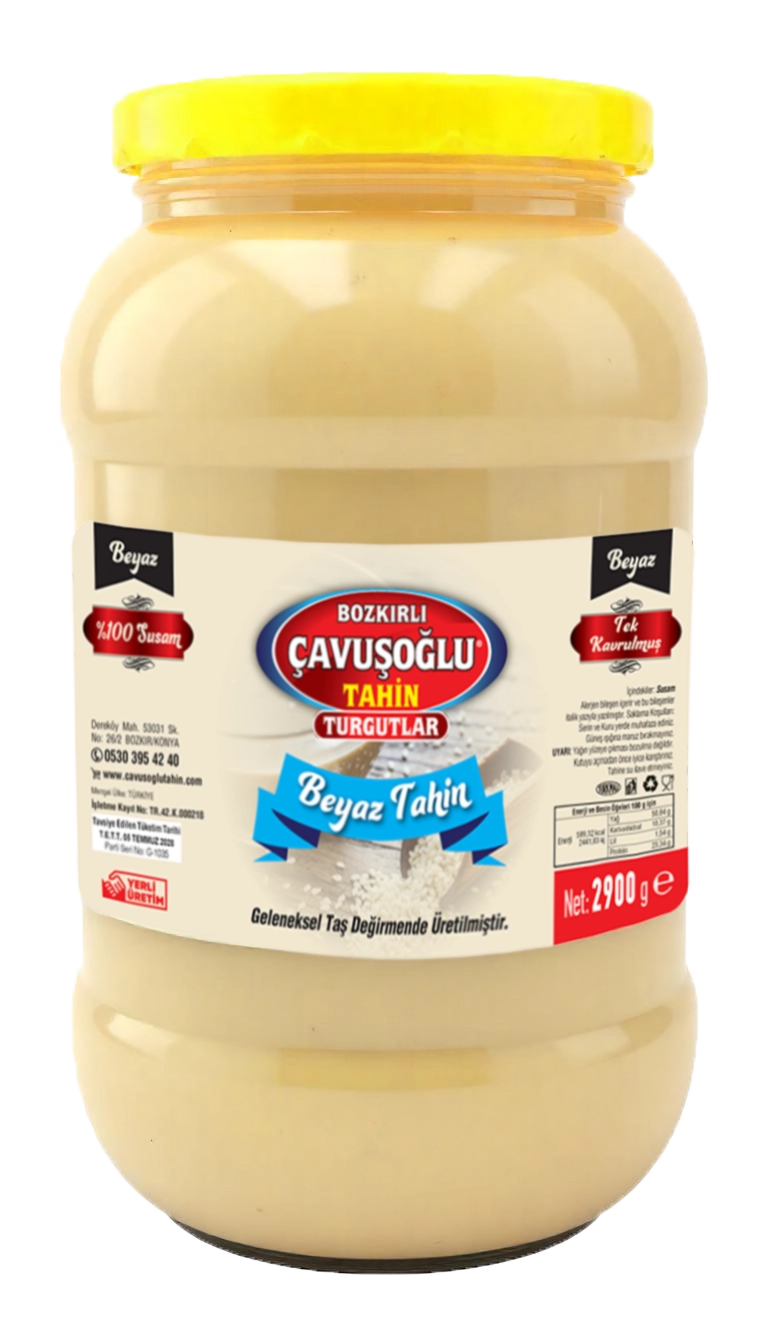 Tek Kavrulmuş  Beyaz Tahin 2900g