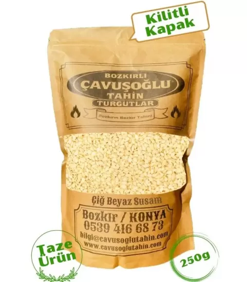 Çiğ Kavrulmamış Beyaz Susam 250g