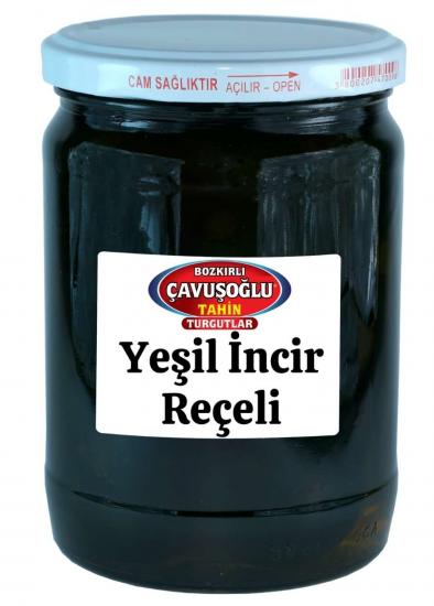 Yeşil İncir Reçeli Cam Kavanoz 800g