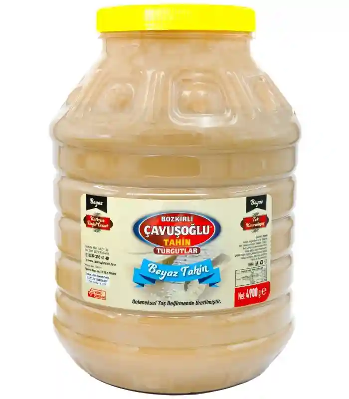 Tek Kavrulmuş  Beyaz Tahin 4900g