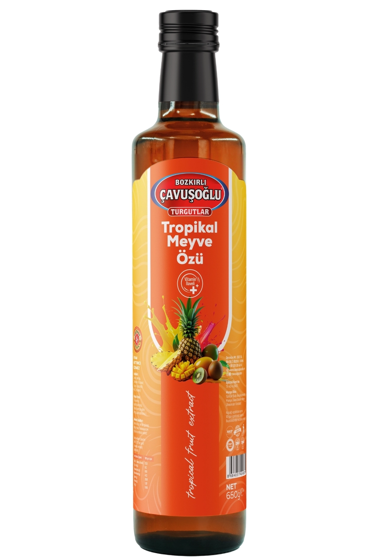 Tropikal Meyve Özü 650G